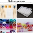 thumbnail image 7 of Fixed Plastic Organizer Box,1 Pc Clear 24 Grids Organizer Box,Compartment Storage Container,Visible Storage Box for Craft,Plastic Electronic Component Tool Box, 7 of 7