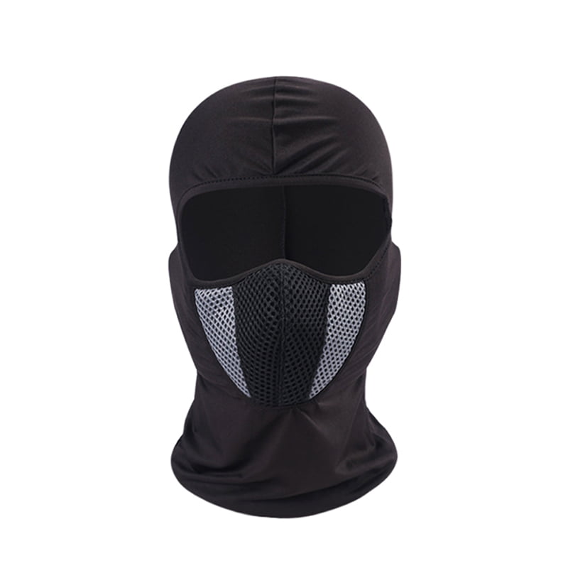 Helmet liner 2 PC Black spandex Ninja Mask Ski Mask Face mask