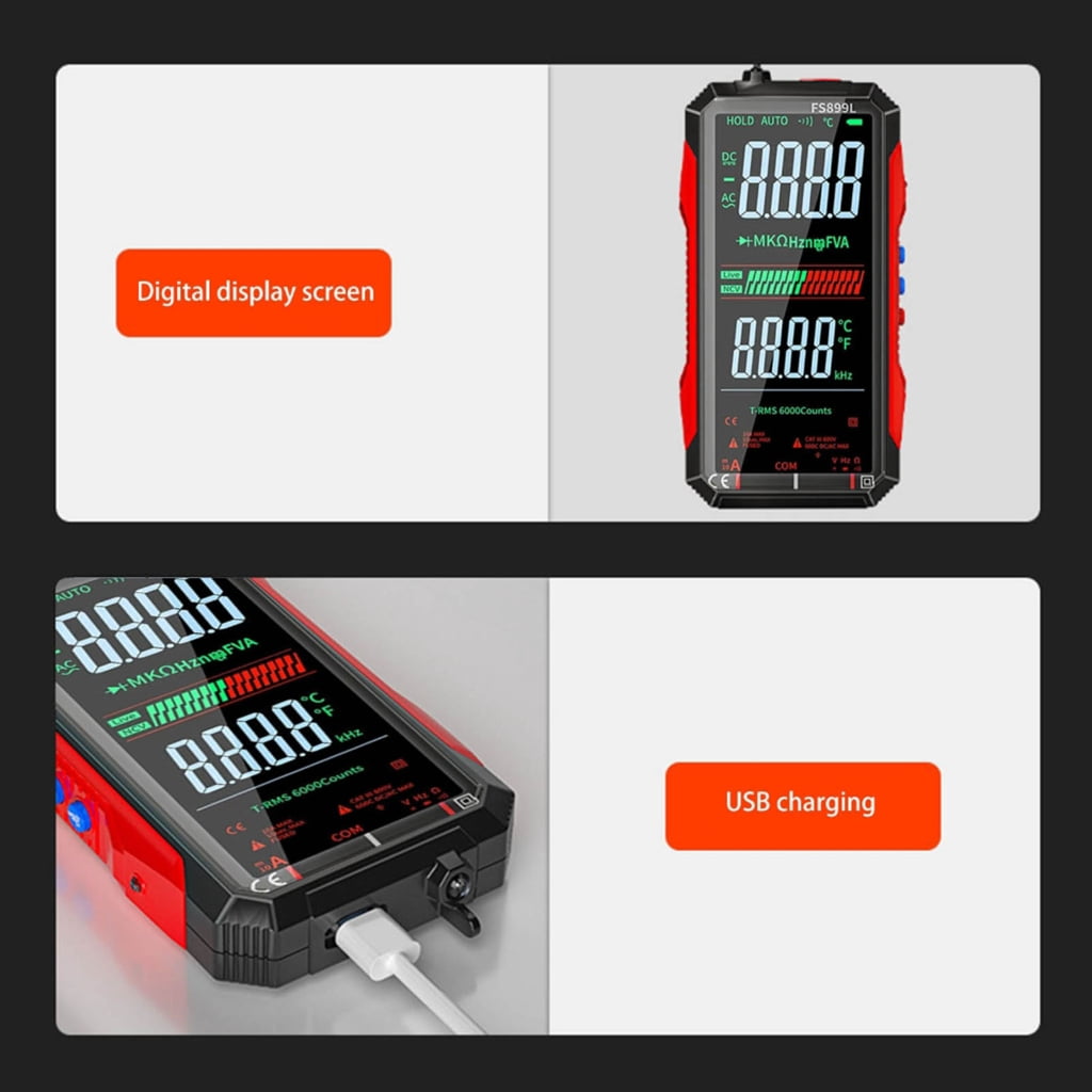 Advanced Digital Multimeter Auto Ranging Accurate Readings For Home Industrial Use