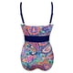 thumbnail image 2 of Gibobby Trajes de Baño Mujer Completos Conjunto de traje de baño de dos piezas cálido con correa de falda y calzoncillos con estampado conservador para m(Azul,CH), 2 of 5