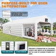 thumbnail image 6 of Jocisland 39x20x14 ft Large Inflatable Nightclub Tent for Adults with Pavilion Rest Area, White Inflatable Night Club Gazebo for Wedding, Birthday, 6 of 9