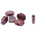 thumbnail image 1 of 6 PCS Tuner Buttons Guitar Machine Head Semicircle Tuning Peg Knobs Replacement With Ferrule And Screw, 1 of 8