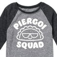thumbnail image 3 of Instant Message - Dyngus Day - Pierogi Squad - Polish Holiday Celebration - Toddler & Youth Raglan Graphic T-Shirt, 3 of 6