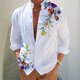 thumbnail image 1 of Camisa de lujo de moda para hombre, camisa de moda casual, camisa estampada de manga larga para hombre, 1 of 6