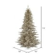 thumbnail image 4 of Vickerman 7.5' Champagne Fir Artificial Christmas Tree, Unlit, 4 of 6
