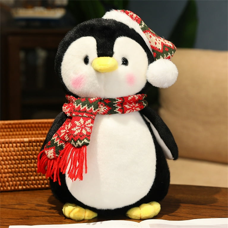 Cute Cartoon Penguin Stuffed Animals Doll Soft Plush Throw Pillow