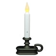 thumbnail image 1 of Battery Operated LED Dusk to Dawn Light Sensor Window Candle with Aged Bronze Base Flicker and Full On Setting, 1 of 4