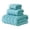 Blue, variant on KOYPTL Soft Linen Luxury 3 Piece Towel Set 1 Bath Towel 1 Hand Towel 1 Washcloth 900 GSM Highly Absorbent & Quick Dry Bath Sheets No Shedding Hotel & Home Spa Towel Sets for Adults Yellow