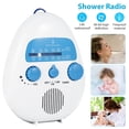 thumbnail image 2 of Adjustable Portable Waterproof Mini Shower Radio Shower AM FM Button Speaker Bathroom Speakers Radio, 2 of 8