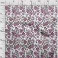 thumbnail image 2 of oneOone Polyester Lycra Fabric Leaves & Floral Ikat Print Sewing Fabric BTY 56 Inch Wide, 2 of 4