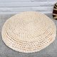 thumbnail image 1 of Japanese Style Round Tatami Hand Woven Floor Cushion Floor Pouf Mat for Meditation Yoga, 1 of 4