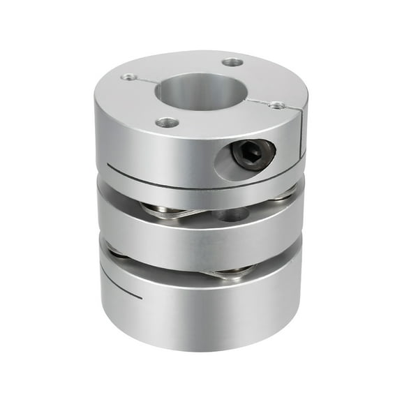 Clamp Tight Motor Shaft 2 Diaphragm Coupling Coupler 16mmx19mm