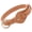 Brown, variant on Pet Life ® 'Ever-Craft' Boutique Series Adjustable Designer Leather Dog Collar