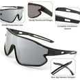 thumbnail image 3 of FEISEDY Unisex Youth Sunglasses, Teens Baseball Tennis Sunglasses, UV400 Sports Boys Girls Cycling Shades B4064, 3 of 14