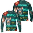 thumbnail image 3 of Sphynx Dad Like a Regular Dad Only Cooler Happy Father's Day All Over Print 3D Sweatshirt Unisex Merch Cat Lover Kitten Owner Gifts Idea - 02007, 3 of 6
