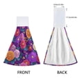 thumbnail image 4 of 2 Pieces Bathroom Towels Kitchen Towels Velcro Hand Wipes Dish Cloths & Dish Towels Washroom Towels Face Towel Hand Wipes Japanese Flowers, 4 of 7