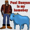 thumbnail image 3 of CafePress - Paul Bunyan Is My Homeboy Light T Shirt - Men's Classic Graphic T-Shirt, 3 of 4