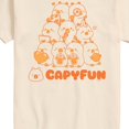 thumbnail image 3 of CapyFun - Capybara Pyramid Short Sleeve Graphic T-Shirt, 3 of 5