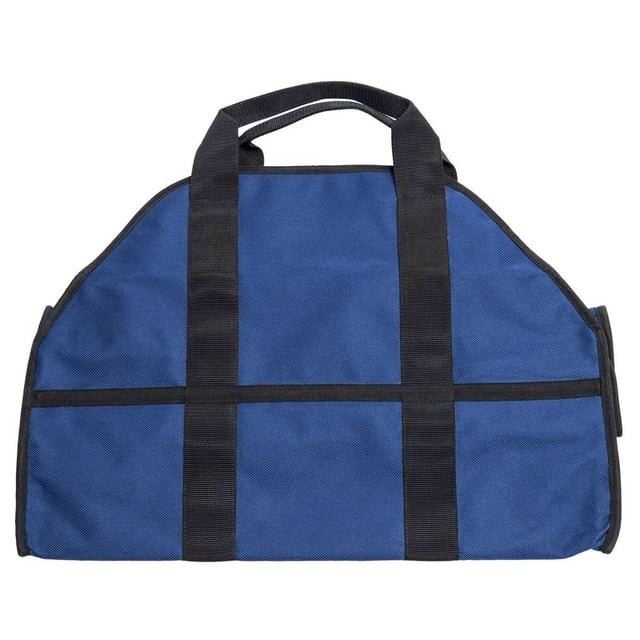 Portador de leña Bolsa de almacenamiento de troncos de tela Oxford Portátil y práctico Soporte de bolsa de transporte de madera, Azul oscuro Noticed HA003774-02