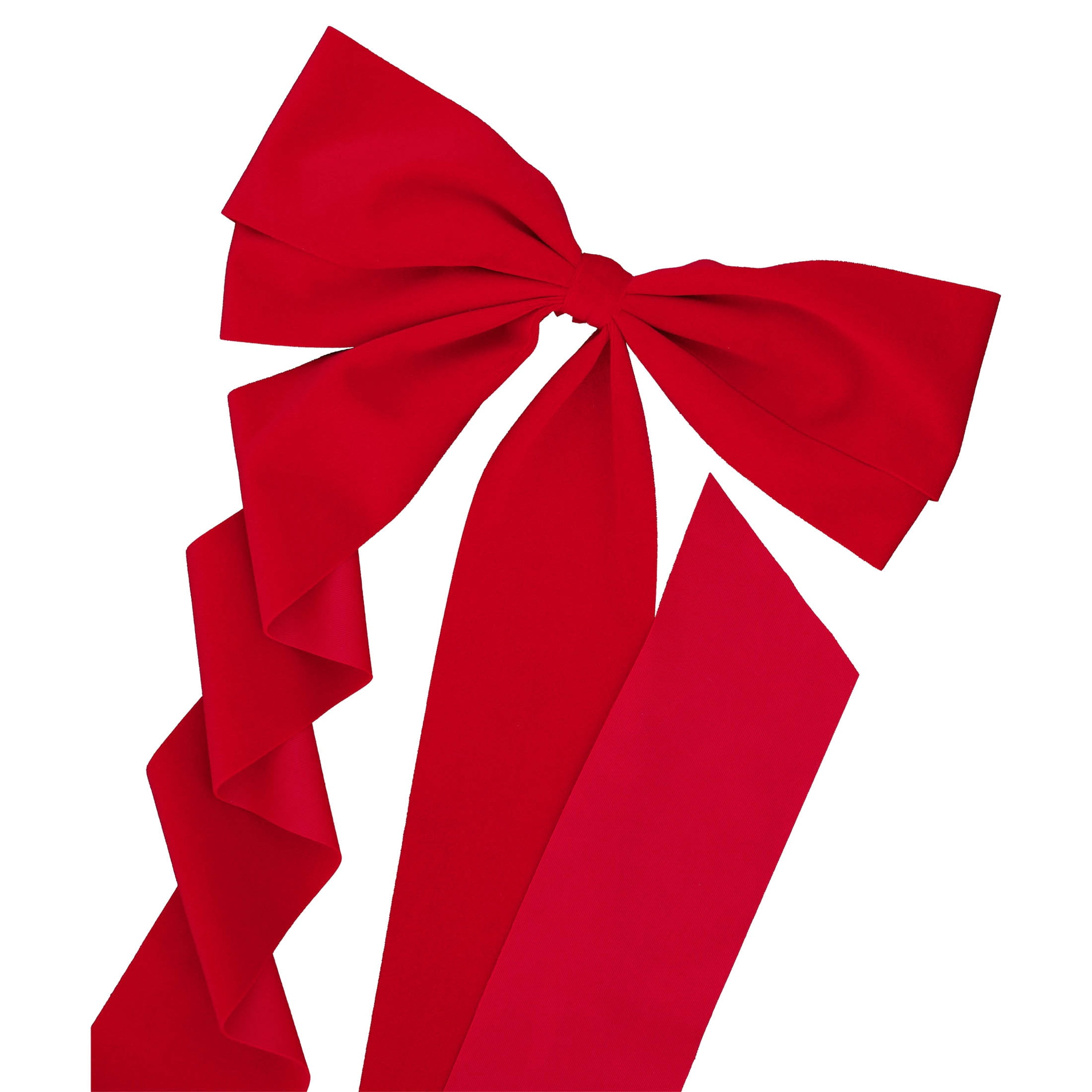 Red Velvet Decorative Christmas Bow, 40", by Holiday Time