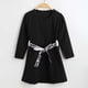 thumbnail image 2 of Vestido Para Niñas, Ropa Para Bebés, Niñas Pequeñas, Niños Pequeños, Vestido De Fondo De Manga Larga, Negro Odeerbi LM103-6173, 2 of 7