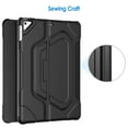 thumbnail image 3 of JETech Case for iPad 10.2-Inch (2021/2020/2019 Model, 9/8/7 Generation), Double-fold Stand with Shockproof TPU Back Cover, Auto Wake/Sleep, Black, 3 of 7