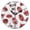 Black, variant on YAZAOO Decorative Wall Clock Size:25cm Kiss Of Color Design Pattern Clock