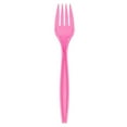 thumbnail image 3 of JAM Paper Plastic Forks, Fuchsia Pink, 100 Disposable Forks/Box, 3 of 4