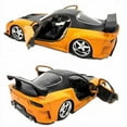 thumbnail image 4 of Jada Toys Fast & Furious 1:32 Han's Mazda RX-7 Die-cast Car, Toys for Kids and Adults, 4 of 7