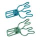 thumbnail image 5 of 100 Uds. Clips bonitos para carpetas, abrazaderas de papel multiusos con forma de conejo de dibujos animados, color azul y verde, para el hogar, la escuela y la Oficina, 5 of 5