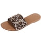 thumbnail image 1 of Amzcrzy Zapatos de mujer,Zapatos de mujer,Zapatillas de mujer, Sandalias y pantuflas planas con estampado de leopardo para mujer con hebilla de metal Sandalias Mujer Zapatillas De Casa, 1 of 6