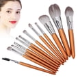 thumbnail image 1 of Beauty Brush Set, 12pcs Makeup Brushes Kit,  Powder for Makeup Highlights, 1 of 8