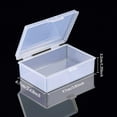 thumbnail image 2 of 14 Packs 3.8x2.6x1.2 Inches Clear Plastic Box Containers with Buckle Lids for Beads Coins Safety Pins and Other Craft Jewelry Watch Findings, 2 of 7