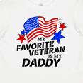 thumbnail image 4 of Inktastic My Favorite Veteran is My Daddy Boys or Girls Baby T-Shirt, 4 of 5