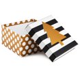 Hallmark Gold Tree on Stripes 7.2