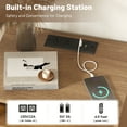 thumbnail image 6 of Vabches Rattan Nightstand Set of 2 with Charging Station and 3 Drawers for Bedroom, Living Room, 6 of 10
