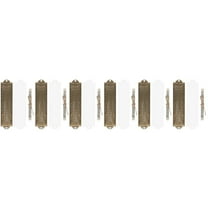 OFFIGAM Metal Mezuzah Adornment Golden Religious People Entryway Door 6 Sets 5.03X1.30X0.28in