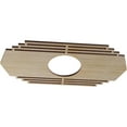 thumbnail image 2 of Ekena Millwork 16"W x 8"H x 4 1/4"ID x 1/4"T Chrysler Wood Fretwork Pierced Ceiling Medallion, Birch, 2 of 3