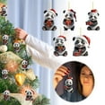 thumbnail image 3 of 2D Christmas Panda Pendant Decoration Christmas Tree Double Printed Acrylic Pendant Decoration Interesting Decoration For Christmas A Christmas Decorations Decorations Living Room Christmas Door, 3 of 3