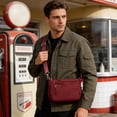 thumbnail image 6 of Women’s Crossbody Shoulder Bag Lightweight Oxford Fabric, Multi Compartment Purse for Travel and Everyday Commute, 6 of 6