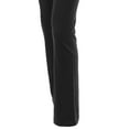 thumbnail image 4 of FashionOutfit Women's Straight Fit Full Length Color Contrast Waistband Yoga Pants, 4 of 4