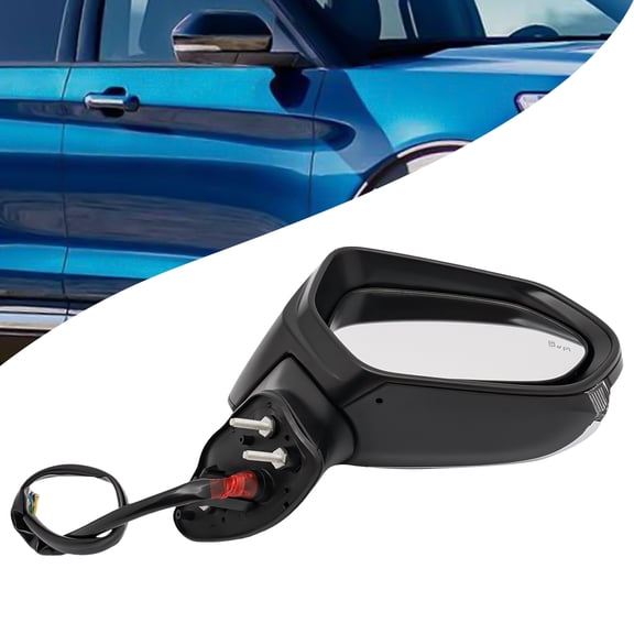 Right Side Mirror for Toyota Camry 2018-2023 - Heated, Blind Spot Detection, Direct Replacement, Durable ABS & Glass