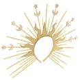 thumbnail image 1 of Sunburst Goddess Golden Headband for Women Mary Spiked Crown, 1 of 5