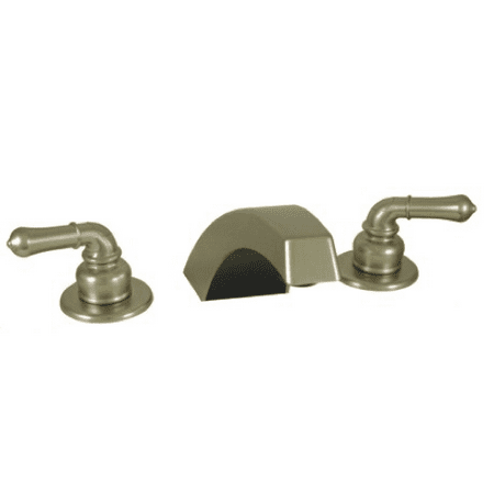 

Ultra Mobile Home Garden Tub Faucet Brushed Nickel Finish with Lever Handles