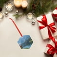 thumbnail image 6 of Naloa Majestic Deer Mountain Lake Acrylic Santa Tree Decorations Christmas Hanging Pendant for Christmas Winter New Year Party Hanging Decorations-Hexagon, 6 of 7