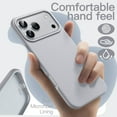 thumbnail image 2 of JETech Liquid Silicone Case for iPhone 17 Pro Max 6.9-Inch, Silky Soft Touch Full-Body Protection, Anti-Scratch Shockproof Phone Cover with Microfiber Lining (Grey), 2 of 6