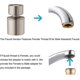 thumbnail image 4 of Dual-function 2-flow Faucet Spray Head Aerator,water Saving Swivel Aerator With 2 Sprayer- Faucet Parts Replacement - 55/64 Inch-27uns Female Thread, 4 of 5