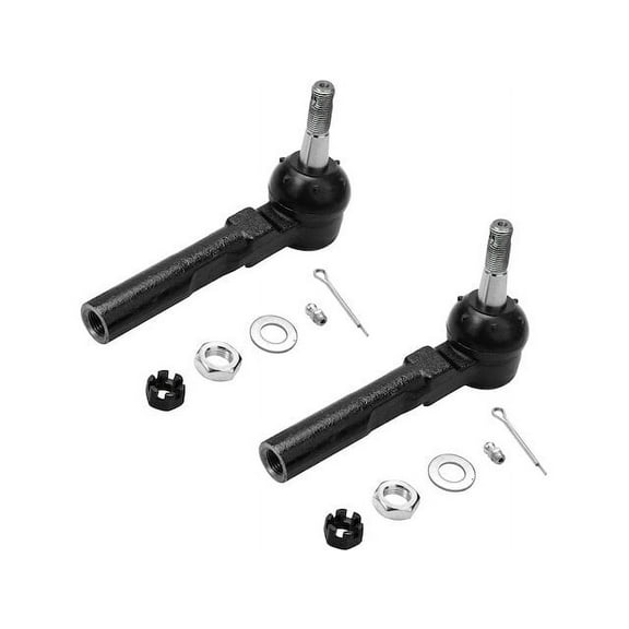 Outer Tie Rod End Set - Compatible with 1999 - 2005 Pontiac Grand Am 2000 2001 2002 2003 2004