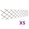 thumbnail image 1 of vidaXL Willow Trellis Fences 5 pcs 180x60 cm, 1 of 5