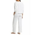 thumbnail image 3 of Polo Ralph French Club Terry 2-Piece Sweatshirt & Wide-Leg Pants Set - 4P8030 (White Cloud, XS), 3 of 4
